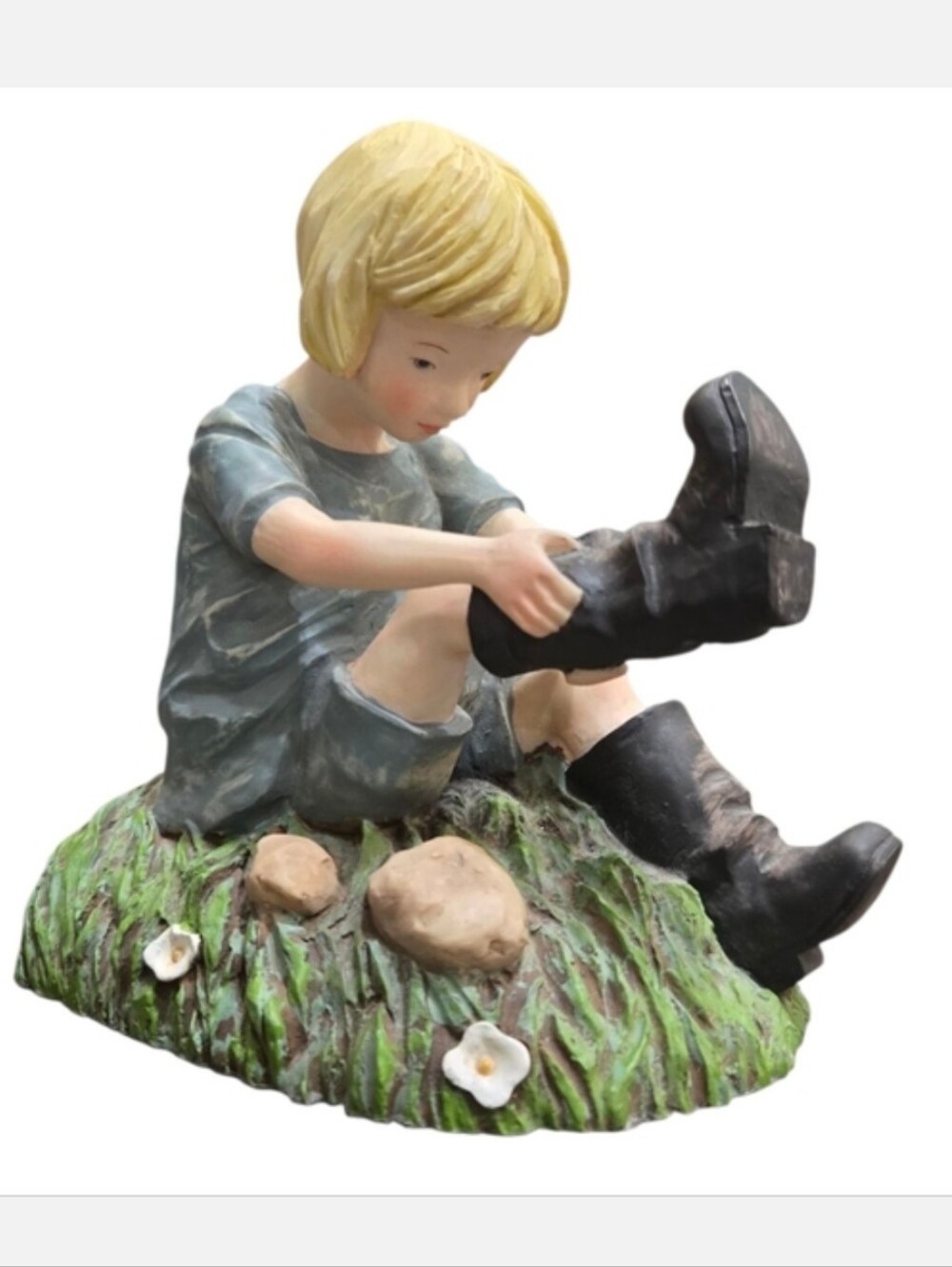 Vintage Disney Winnie the Pooh Christopher Robin Figurine Boy Collectible Vtg